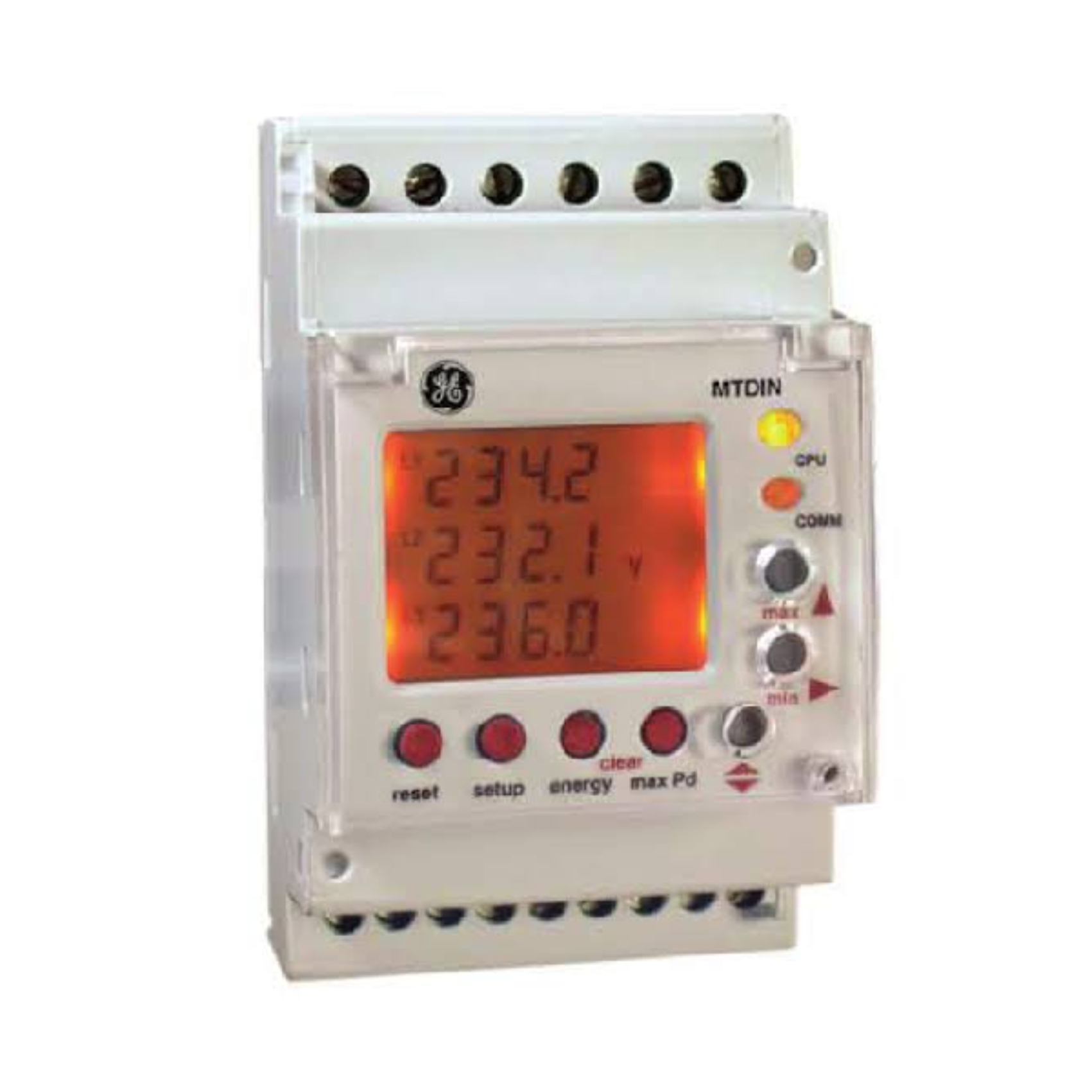 ANALIZADOR DE REDES GE MTPLUS MTDIN1 TRIFÁSICO PARA CARRIL DIN