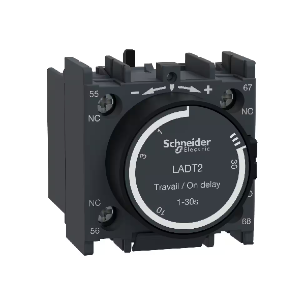 BLOQUE AUXILIAR TEMPORIZADO SCHNEIDER ELECTRIC LADT2 1NA+1NC 1…30S 690V
