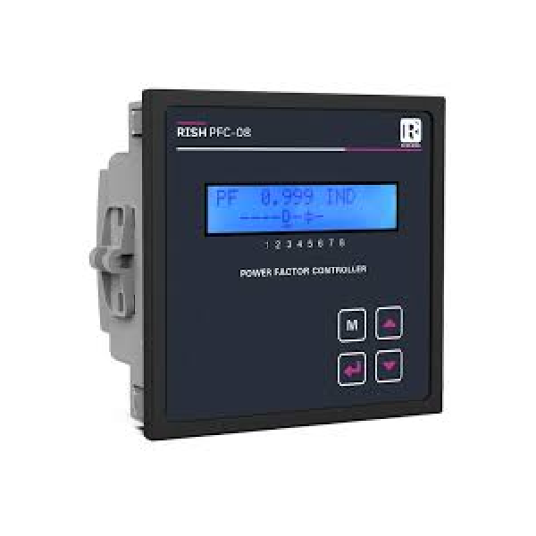CONTROLADOR FACTOR DE POTENCIA INTELIGENTE RISH PFC 08L PANEL 96×96MM 4-6-8 SALIDAS RISHABH