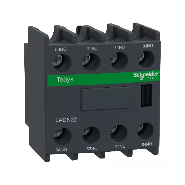 BLOQUE DE CONTACTO AUXILIAR SCHNEIDER ELECTRIC TESYS DECA LADN22 2NA+2NC