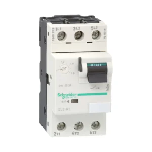 GUARDAMOTOR SCHNEIDER ELECTRIC TESYS GV2RT14 – 6…10 A, 3 POLOS, 100 KA, MANETA ROTATIVA