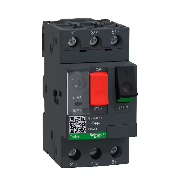 GUARDAMOTOR TERMOMAGNÉTICO SCHNEIDER ELECTRIC GV2ME07 – TESYS DECA 1.6-2.5A