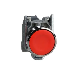 PULSADOR RASANTE HARMONY XB4 ROJO METALICO Ø22MM 1NC