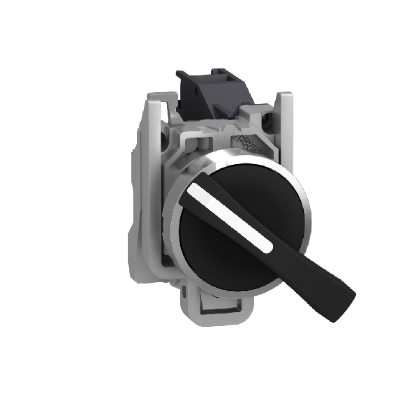 SELECTOR METALICO HARMONY XB4BJ33 3 POSICIONES Ø22MM NEGRO PALANCA LARGA 2NA